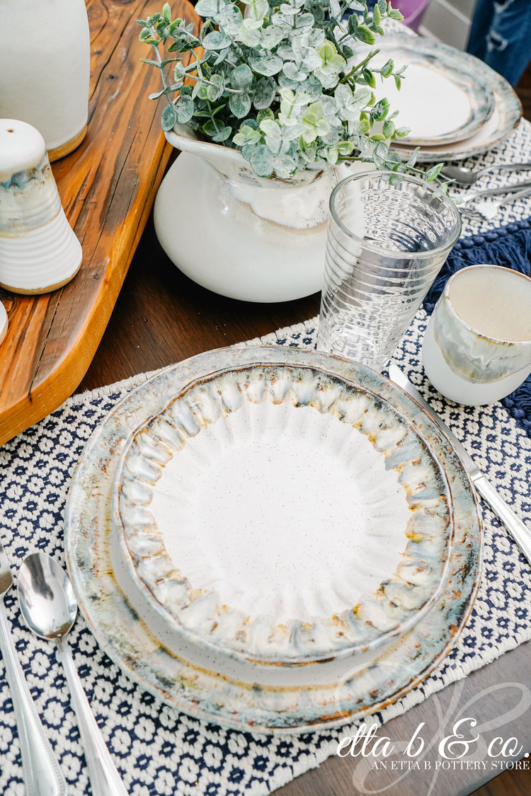 Crimped Salad Plate