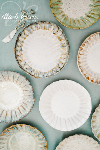 Crimped Salad Plate, Set