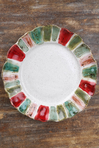 Candy Stripe Buffet Plate