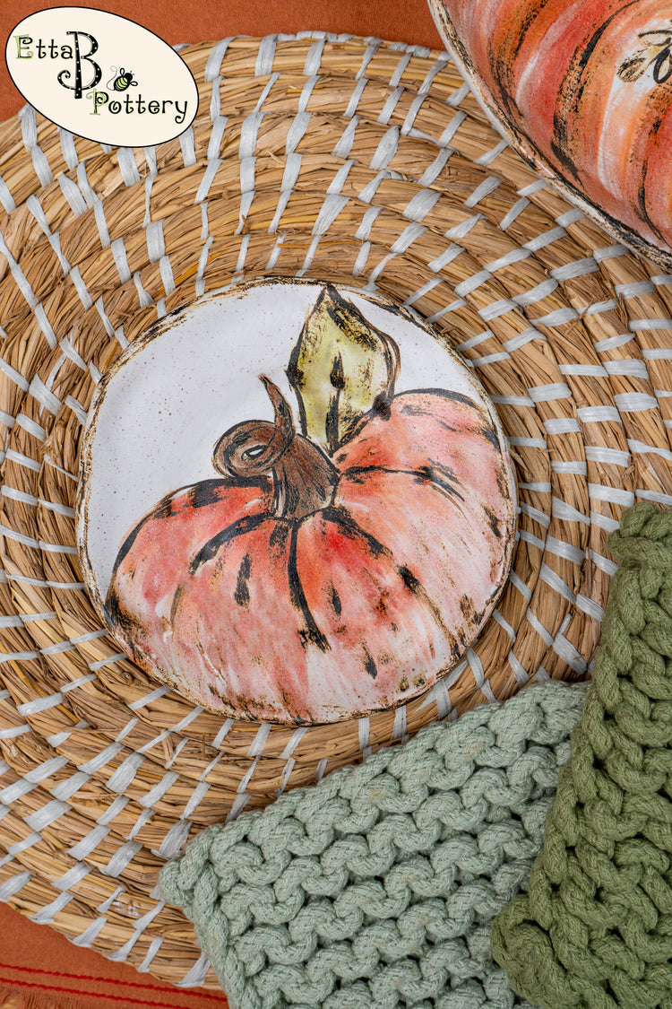 Fall Pumpkin Plate
