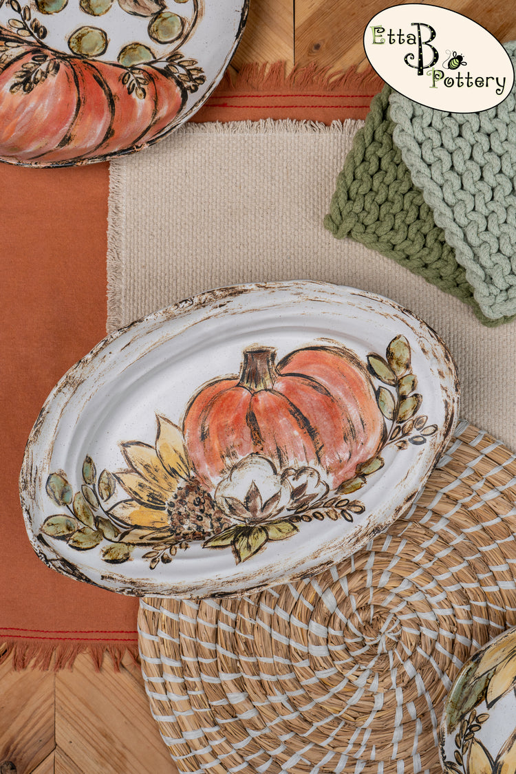 Fall Pumpkin Oval Server