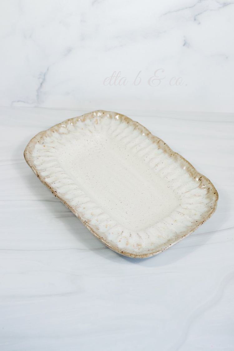 Crimped Edge, Rectangle Platter