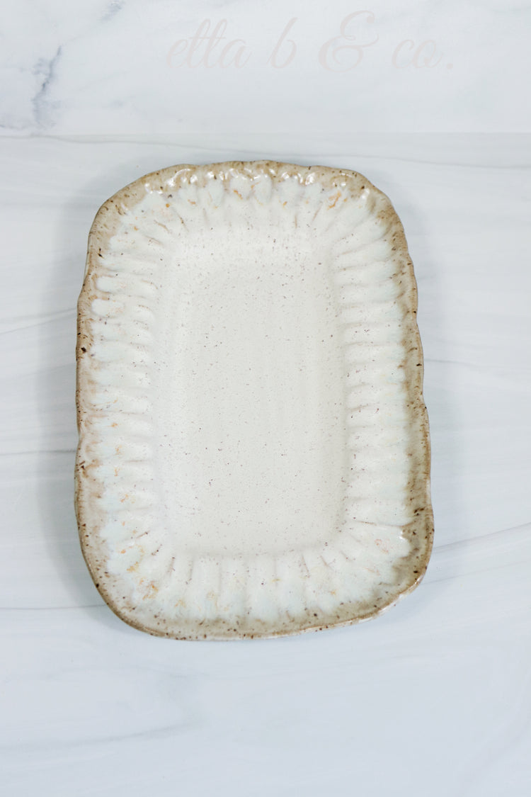 Crimped Edge, Rectangle Platter