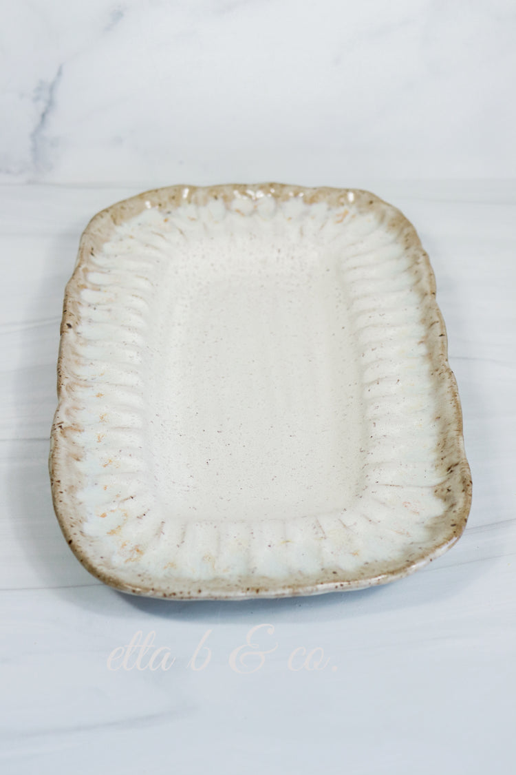 Crimped Edge, Rectangle Platter