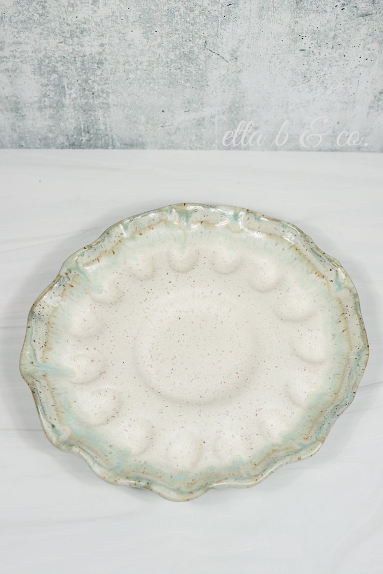 Handcrafted Egg Platter