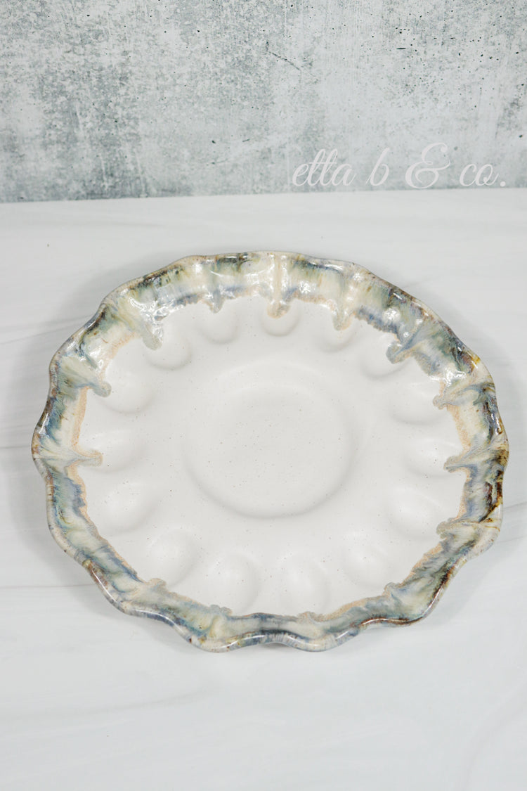 Handcrafted Egg Platter
