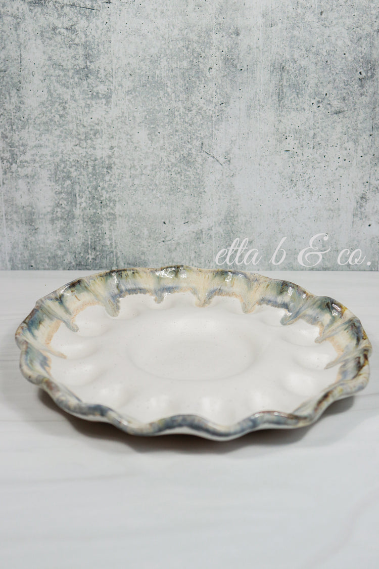Handcrafted Egg Platter