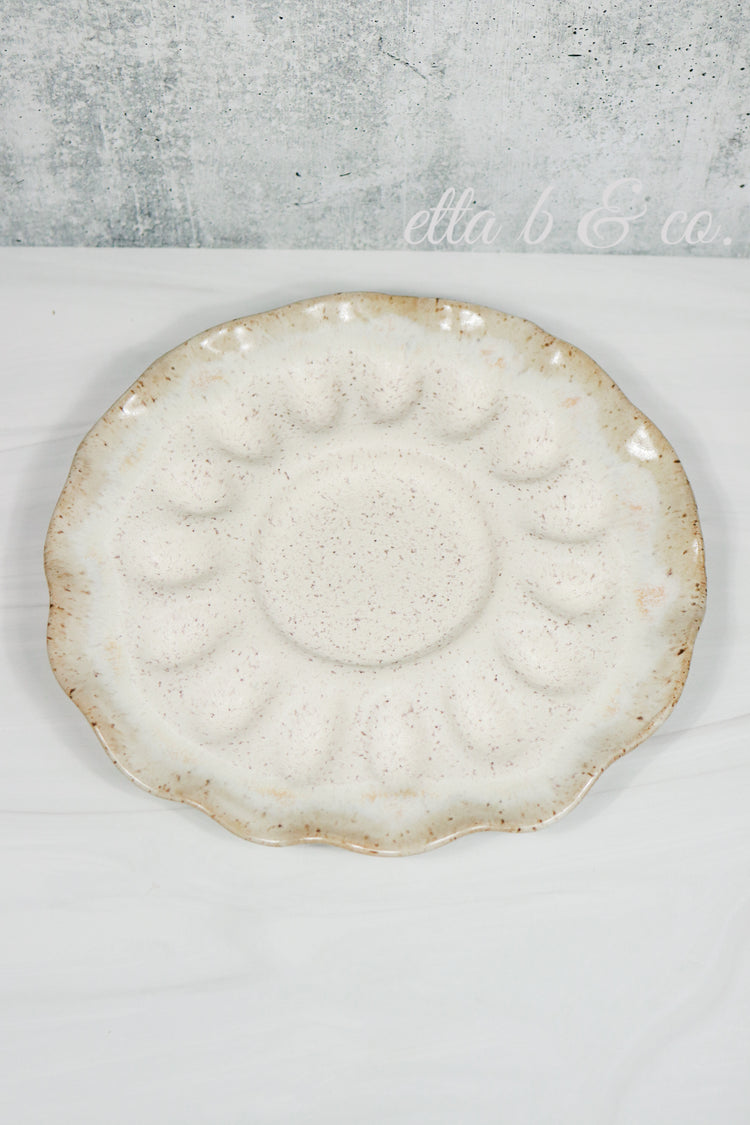 Handcrafted Egg Platter