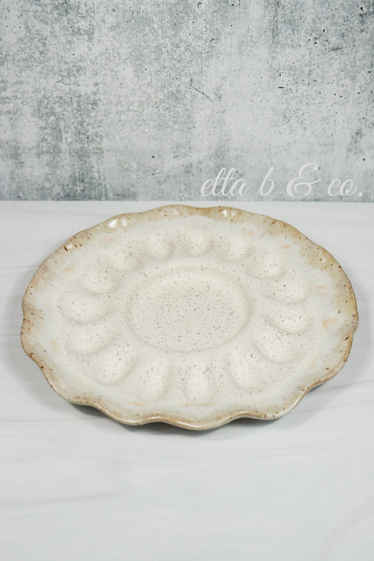 Handcrafted Egg Platter