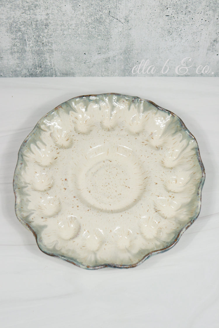 Handcrafted Egg Platter