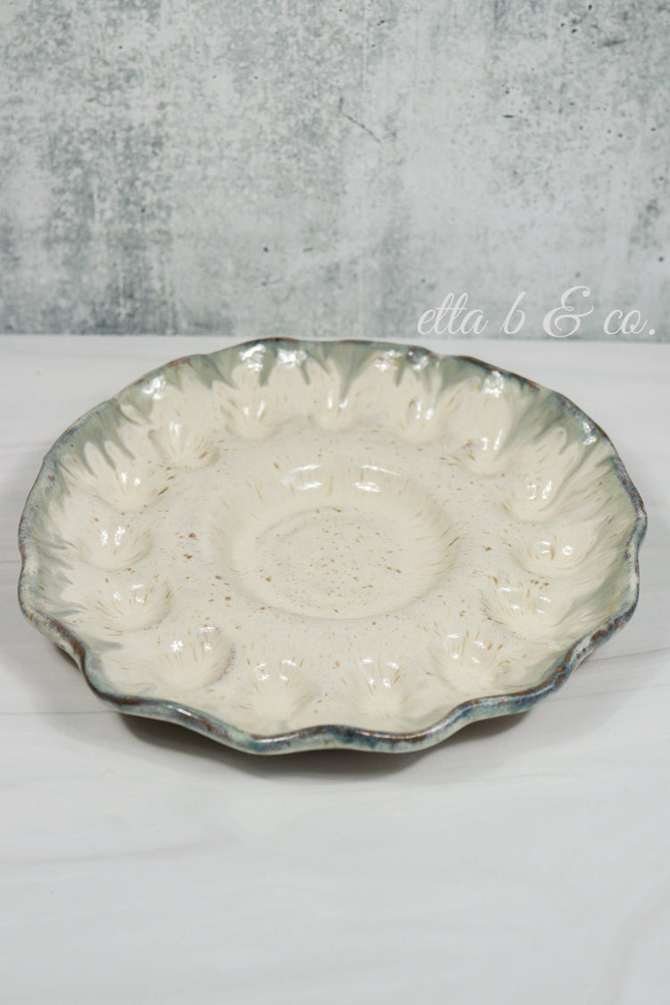 Handcrafted Egg Platter