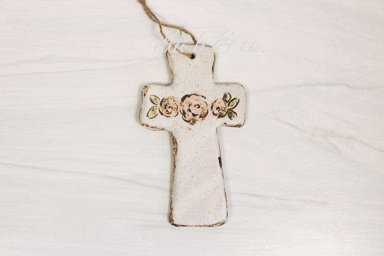 Floral Cross Ornament, Petal