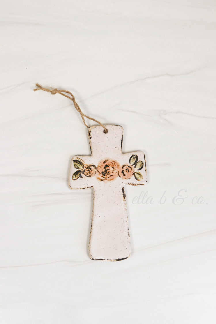 Floral Cross Ornament, Petal