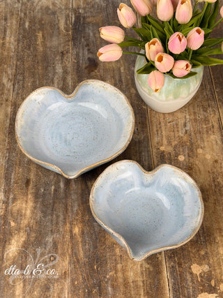 Ready to Ship - Nesting Heart Bowls