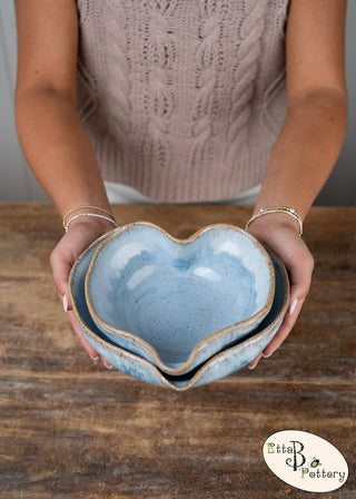 Ready to Ship - Nesting Heart Bowls