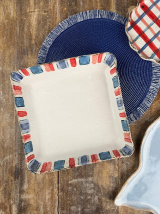 Brunch Tray, Patriotic Stripe - Americana Collection