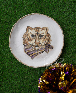 Go Team Mascot Platter