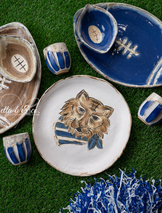 Go Team Mascot Platter