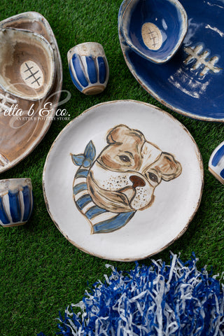 Go Team Mascot Platter