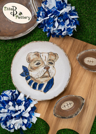 Go Team Mascot Platter