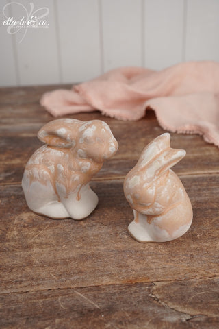 Sunkissed Set, Chocolate Bunny & Praying Bunny Pair - The Collector's Edition
