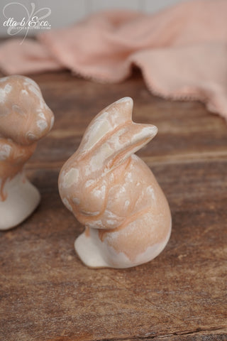 Sunkissed Set, Chocolate Bunny & Praying Bunny Pair - The Collector's Edition