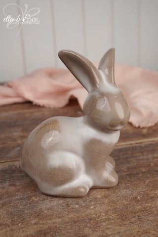 Glossy Taupe Crackle, Peter Rabbit - The Collector's Drop - SALE