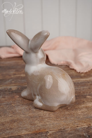 Glossy Taupe Crackle, Peter Rabbit - The Collector's Drop - SALE