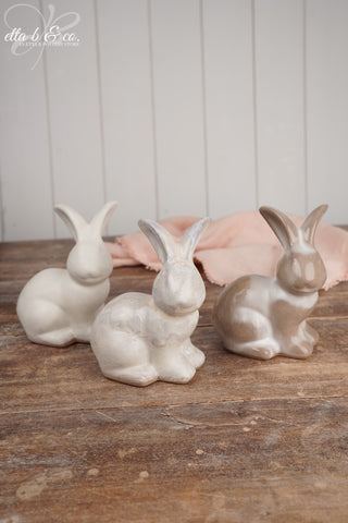Glossy Taupe Crackle, Peter Rabbit - The Collector's Drop - SALE