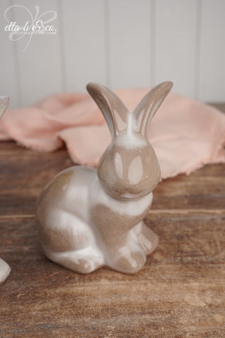 Glossy Taupe Crackle, Peter Rabbit - The Collector's Drop - SALE