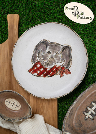 Go Team Mascot Platter