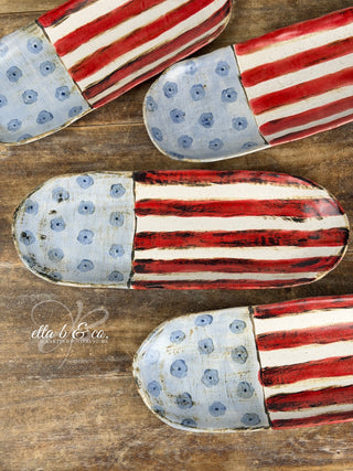 American Flag Tray  - Americana Collection