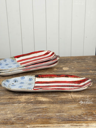 American Flag Tray  - Americana Collection