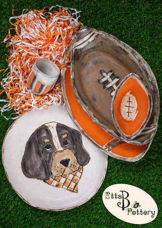 Go Team Mascot Platter