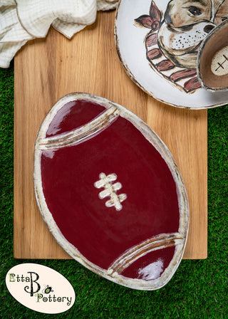Go Team Football Platter