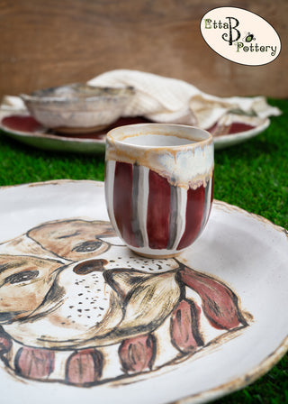 Go Team Mascot Platter