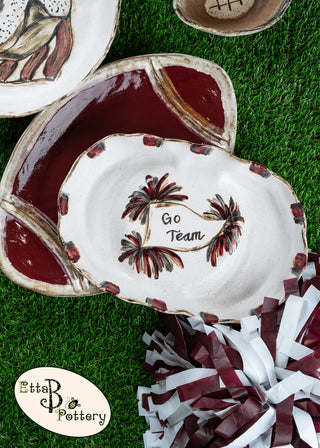 Go Team Mascot Platter