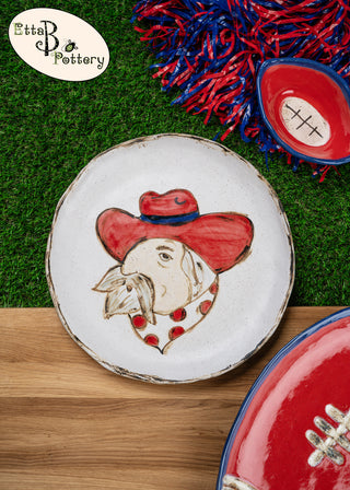 Go Team Mascot Platter