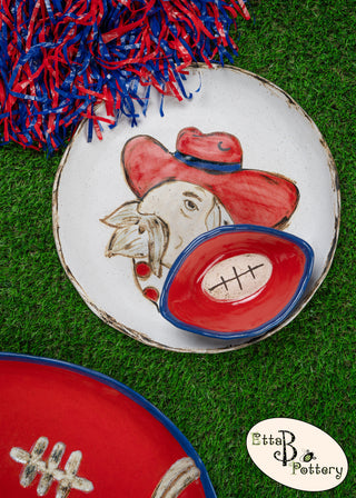 Go Team Mascot Platter