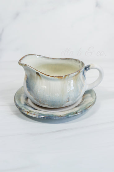 Gravy Boat/Saucer Set Peaceful  Mississippi Made Foods, Gifts, Gift  Baskets and Home Decor