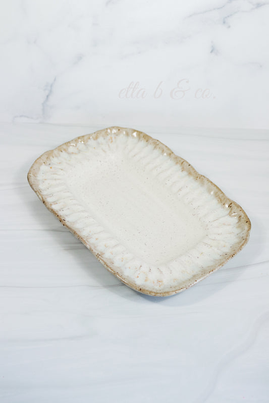 Crimped Edge, Rectangle Platter